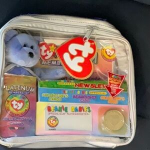NWT New Ty Beanie Babies Official Club Platinum Edition Collector Kit Membership
